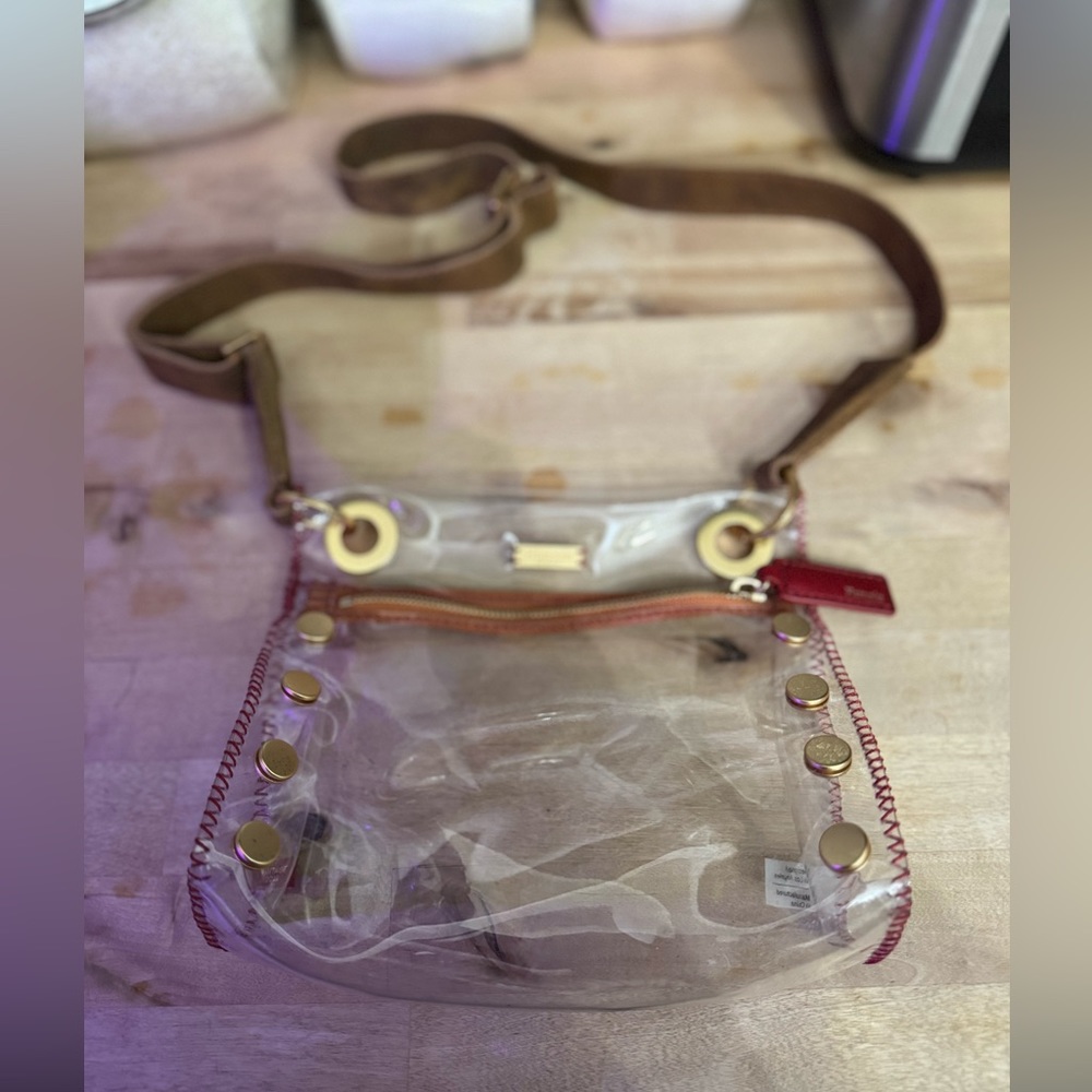 NEW Hammitt Tony Small Clear Grommet
Studded Crossbody Bag